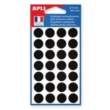APLI agipa APLI Markierungspunkte, Durchmesser: 15 mm, schwarz