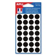 APLI agipa APLI Markierungspunkte, Durchmesser: 15 mm, schwarz