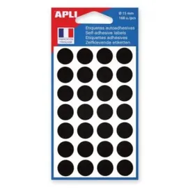 APLI agipa APLI Markierungspunkte, Durchmesser: 15 mm, schwarz