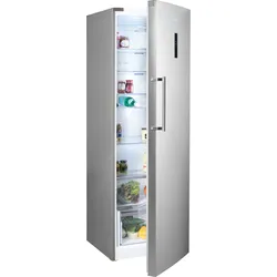AMICA Vollraumkühlschrank "VKS 358 150 E", E (A-G), silber (edelstahl optik), B:59,5cm H:185,5cm T:71,2cm, Kühlschränke