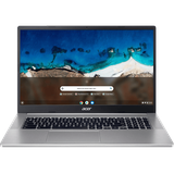 Acer Chromebook 317 (CB317-1H-C680), Chromebook, mit 17,3 Zoll Display, Intel® Celeron®,N5100 Prozessor, 8 GB RAM, 128 eMMC, UHD Graphics, Sparkly Silver, Google Chrome OS