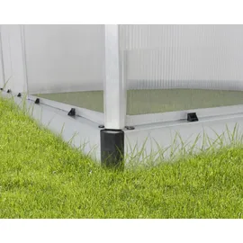 CANOPIA Gewächshaus Essence Alu silber 367 x 244 cm