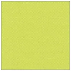 Papstar 50 Servietten "ROYAL Collection" 1/4-Falz 40 cm x 40 cm limonengrün "Casali",