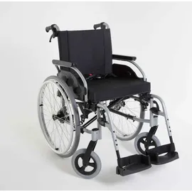 Invacare Action 1 R Standard Rollstuhl mit Trommelbremse silbergrau 50,5 cm