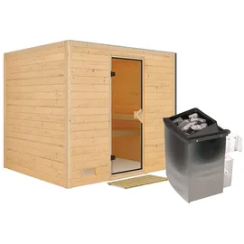 Karibu Sonara inkl. 9 kW Ofen + int. Steuerung