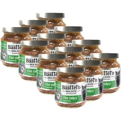 Basttet'o Holistic Kalbsfilet in Galette für Katzen 12x130g