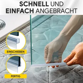 tktrading24 Duschdichtung PVC Ersatzdichtung Duschkabine Dusche TYP-22 200cm Glasstärke10mm