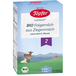 Töpfer Bio Folgemilch auf Ziegenmilchbasis 2 400 g