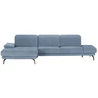 Lounge Collection Ecksofa  Tessa ¦ blau ¦ Maße (cm): B: 328 H: 82 T: 222