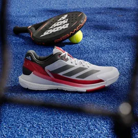 adidas Herren Crazyquick BOOST Padel-Schuh - Cloud White/Core Black/Lucid Red, 38