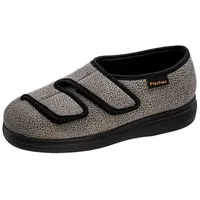Fischer Fischer-Markenschuh Ortho Hausschuh Klettverschluss, Weite K, Einlegesohle herausnhembar,
