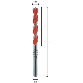 Banyo Mehrzweckbohrer Profi Multicut D.6,5 mm Arbeits-L.54 mm Gesamt-L.100 mm