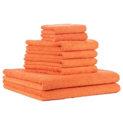 PANA® 8-tlg. Frottier-Set • Frottee Handtücher Set • Gästetuch • Handtuch • Duschtuch • 100% Baumwolle • Hautverträglich • Ökotex Zertifiziert • Handtuchset