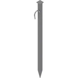 Schake Erdnagel, 30mm x 30mm mit angeschweißtem Kopf und Haken zum Einschlagen