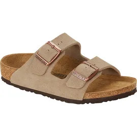 Birkenstock Kinder Arizona Suede Leather Sandale (Größe 32, beige)
