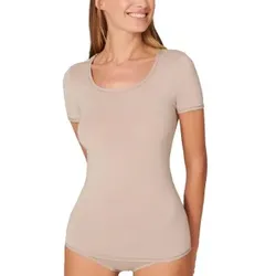 Schiesser Personal Fit Crew Neck Beige Medium Damen