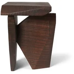 Ferm Living - Silva Piece Beistelltisch Dunkelheit Stained Mango Wood - cm - 31.4 cm - 32.7 cm