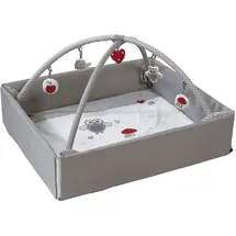 roba roba® Bettnestchen »4in1, Adam & Eule« mit Activity-Spielbogen, grau