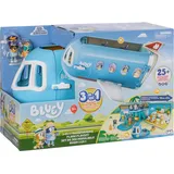 Moose Bluey HOLIDAY 3in1 Set Airplane, Boat Hotel