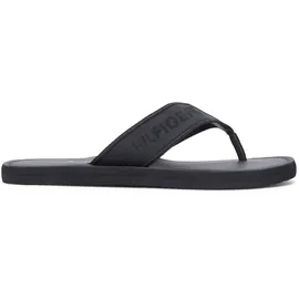 Tommy Hilfiger Hilfiger Leather Beach Sandal Schwarz 43