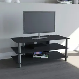 VCM Zumbo TV-Rack Schwarzglas