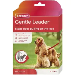 BEAPHAR Gentle Leader M Uzda Kragen Medium Rot
