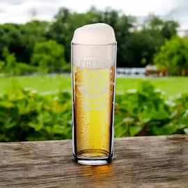 LUXENTU Kölschglas Bierglas Kölner Stange 0,2l mit Eichung - Legende seit 60 Jahren