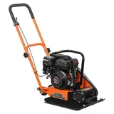 VEVOR Benzin Rüttelplatte, 6,5 PS (196 CC) Motor, 5600 U/min Vibrationsstampfer, 10,5 kN Verdichtungsdruck, 510x370 mm Platte, Handgeführter Rüt...