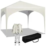 Kaket Gartenpavillon, Beige, Metall, 300x260x300 cm, Sonnen- & Sichtschutz, Pavillons & Pergolas, Pavillons