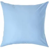 Homescapes - Kopfkissenbezug Fadendichte 200 blau, 80 x 80 cm