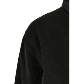 URBAN CLASSICS Corduroy Oversized Shirt Schwarz M