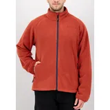 DEPROC activ Deproc Active Herren Mit Stehkragen Übergangsjacke Windbreaker Polarfleece Wawa Bay Fleecejacke, Chilli, 6XL Große Größen EU