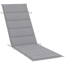 vidaXL Sonnenliegen 2 Stk. mit Tisch und Auflagen Massivholz Akazie