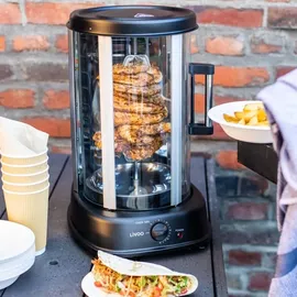 Domoclip Vertikalgrill 21 L 1500 W schwarz