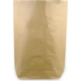 Hypafol Papiermüllsäcke 50 liter | 50 Stück | 2-lagig, | 450x600+200 mm, | unbedruckt | kompostierbare Papiertüten | Kraftpapier - Braun