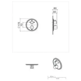 Dornbracht Madison UP-Thermostat Chrom