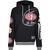 Recovered San Francisco 49ERS NFL Go Niners Hoody Schwarz - XL - XL