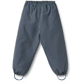 Wheat Skihose "Ski Pants Jay", Jungen, Gr. 116, N-Gr, grau (graublau), Web, Obermaterial: 100% Nylon, unifarben, normal lang, Hosen Skihose, Kunstfaser, wasserdicht, atmungsaktiv und leicht wattiert