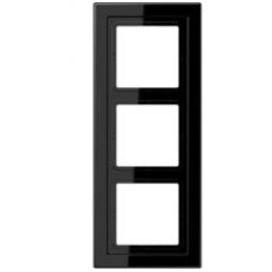 Rahmen LS-design - 3-fach (schwarz)