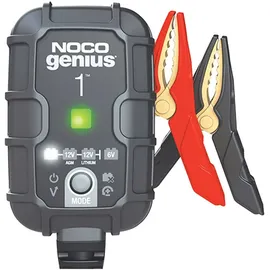 Noco Genius NOCO GENIUS1: 1A Intelligentes Batterieladegerät, 6V/12V Ladegerät, Erhaltungsladegerät und Desulfator mit Temperaturkompensation
