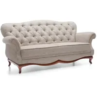 JVmoebel Sofa Sofa 3 Sitzer Polstersofa Dreisitzer Relaxsofa Designersofa Couch, Made in Europa grau