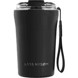 LARS NYSØM Thermo Kaffeebecher 0,38 l Schwarz