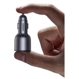 UGREEN 75W 3-Port Fast Car Charger Grau/Schwarz