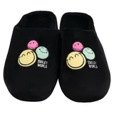 UNITED LABELS Smiley Puschen Schwarz 39