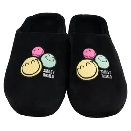 UNITED LABELS Smiley Puschen Schwarz 39