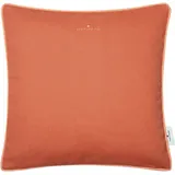 Tom Tailor Dekokissen TOM TAILOR HOME "Dove Signature" Gr. 1, braun (orange, ziegelrot, terrakotta, unifarben), B:40cm H:0,5cm L:40cm, Baumwolle, Polyester, Dekokissen_Sitzkissen_Kissenhüllen, mit Paspel, Kissenhülle ohne Füllung, 1 Stück