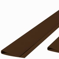 bambus-discount.com Abdeckprofil für Kunststoffmatten der eco Serie, braun, Länge 200cm - Abschlussleiste Abdeckung Oben für PVC Sichtschutzmatten 2m