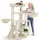 Happy Pet HAPPYPET Kratzbaum große Katzen XXL, Katzenbaum Deckenhoch, Stabil und Massiv mit Sisalsäulen und Dicker Bodenplatte, Ideal für Schwere