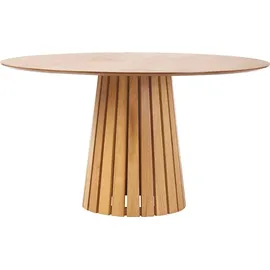 miliboo Runder Esstisch aus hellem Eichenholz D137 cm DITA