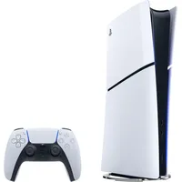 PlayStation 5 Slim Digital Edition + Zusätzlicher Controller Weiß